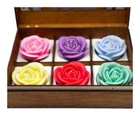 Roses Cadeauset – 6 Handgemaakte Rozenkaarsen