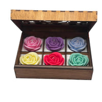 Roses Cadeauset – 6 Handgemaakte Rozenkaarsen